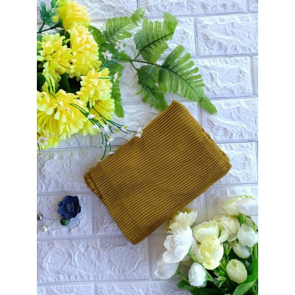 PASHMINA PLISKET by ASSYIFA ••pasmina plisket lidi-Lemon