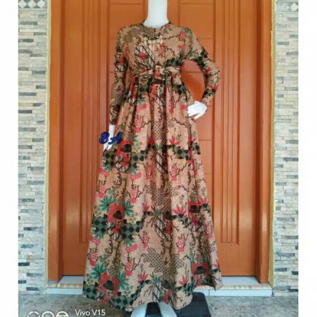 Gamis Batik Motif Terbaru