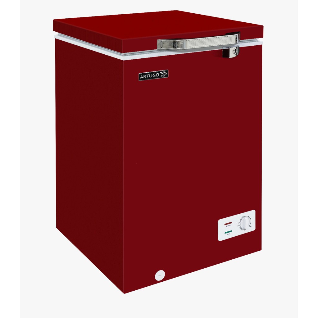 Chest Freezer ARTUGO CF 101 B 100 Liter Merah Bergaransi Resmi