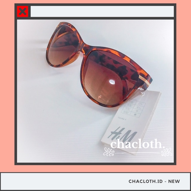 H&M Sunglasses Print - Kacamata Hitam Motif Brand New Asli Sale
