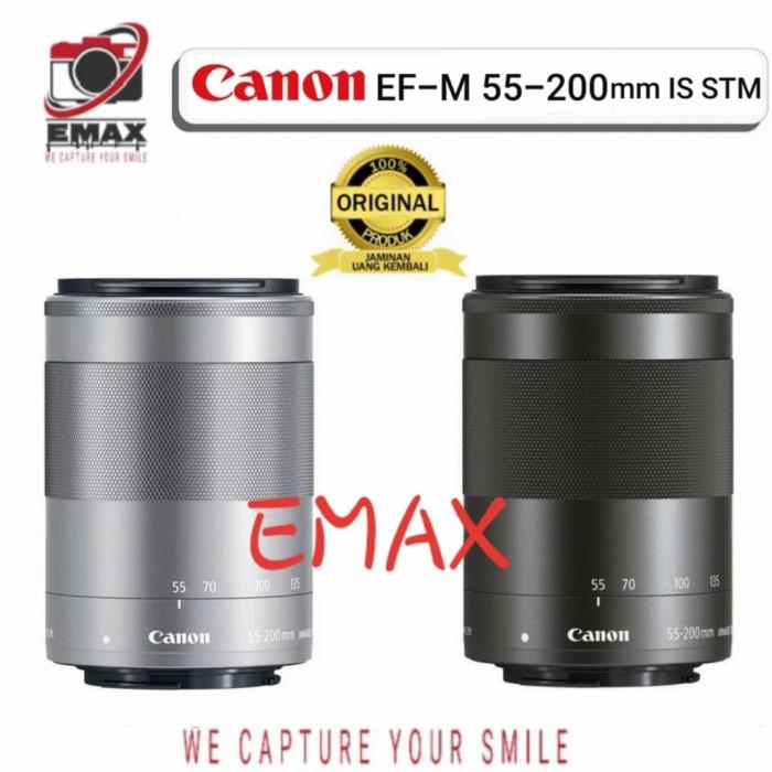 Lensa Tele Canon EF M 55 200mm IS STM for Camera EOS M EFM 55 200 mm