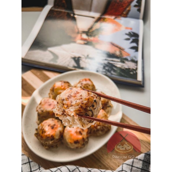 

Dimsum QQ DIMSUM AYAM bakar mozarella isi 10 VACUM