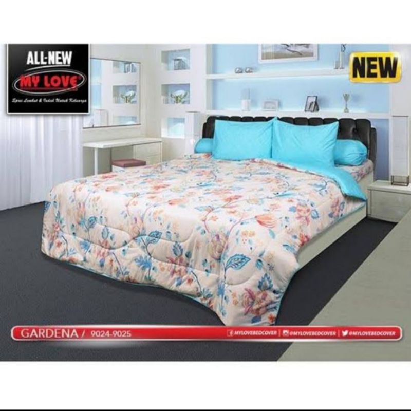 BEDCOVER SET SPREI MY LOVE KING SIZE 180X200 ORIGINAL