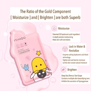 Jual [Zhao Lusi Edition] MIHOO Sea Grape Brightening Mask 25ml | Shopee ...