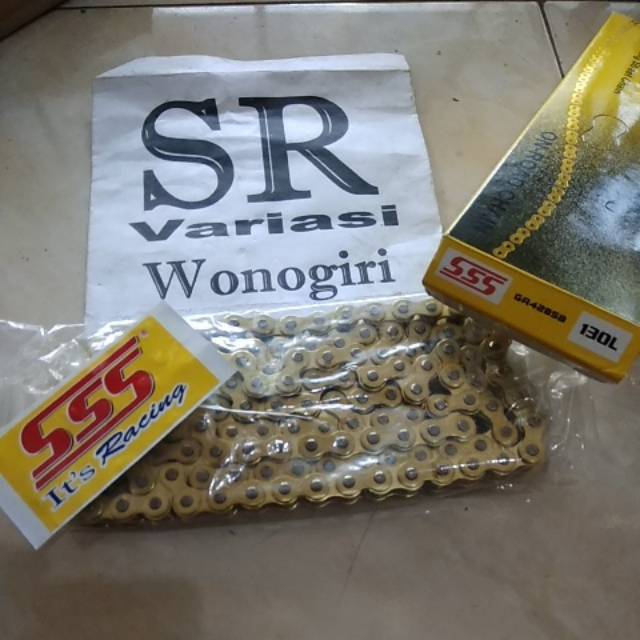 Rantai sss GR428SB-130L..rantai motor sss 428-130L