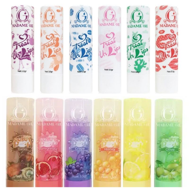❤Rihershop❤ Madame Gie Lipbalm Treet Ur Lips / Color Pop / Fruity / Lip Balm