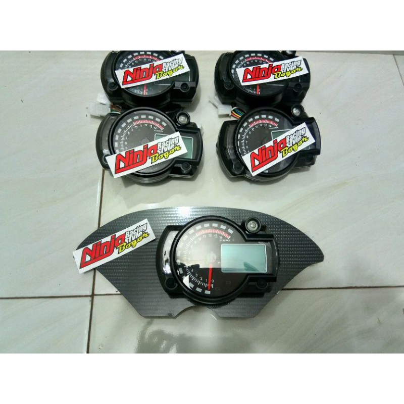 Speedometer digital kosso super copy - tatakan speedometer kosso ninja r, ninja rr