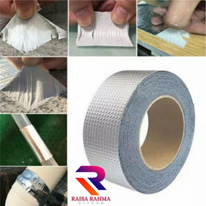 

Code427 Lakban Aluminium Foil Tahan Panas Waterproof Adhesive Super Tape