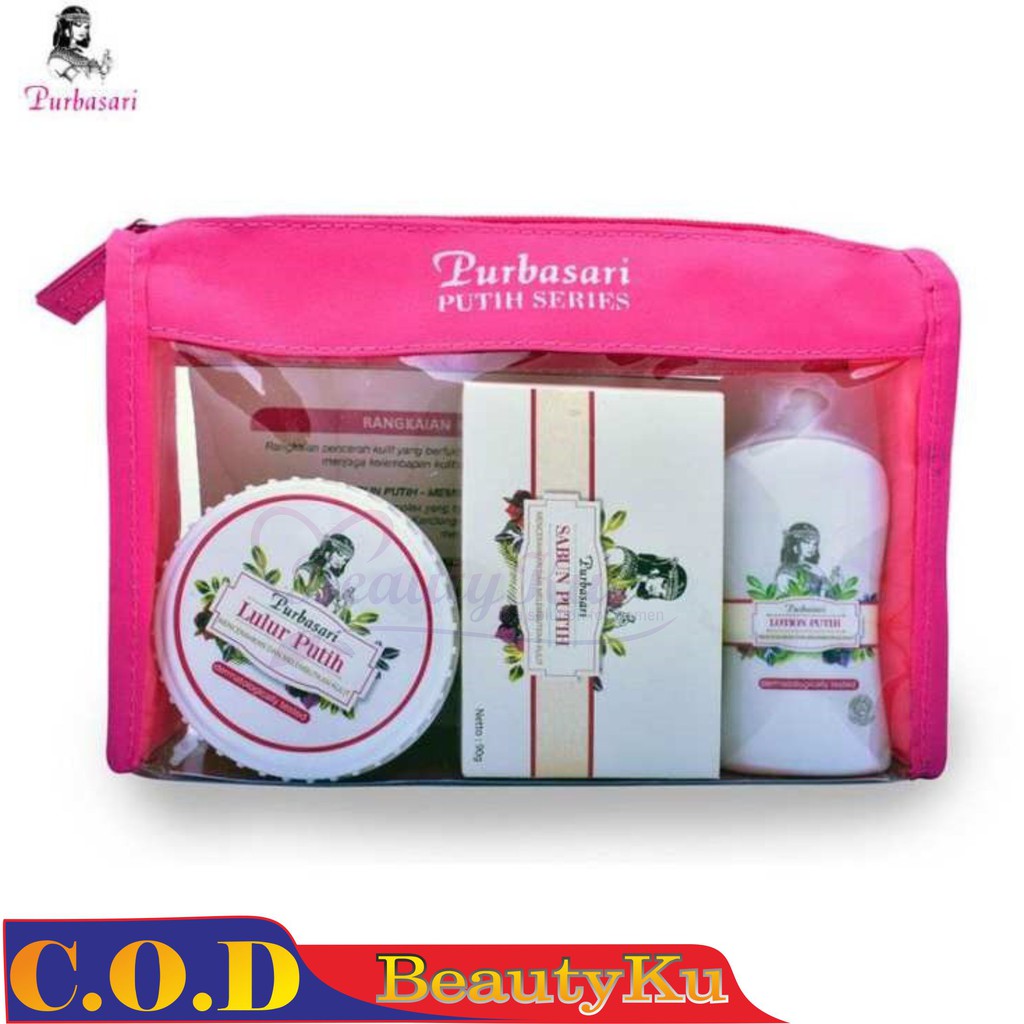 Purbasari Paket Putih Series 315g Paket Purbasari Sabun Purbasari Lotion Purbasari Lulur Purbasari