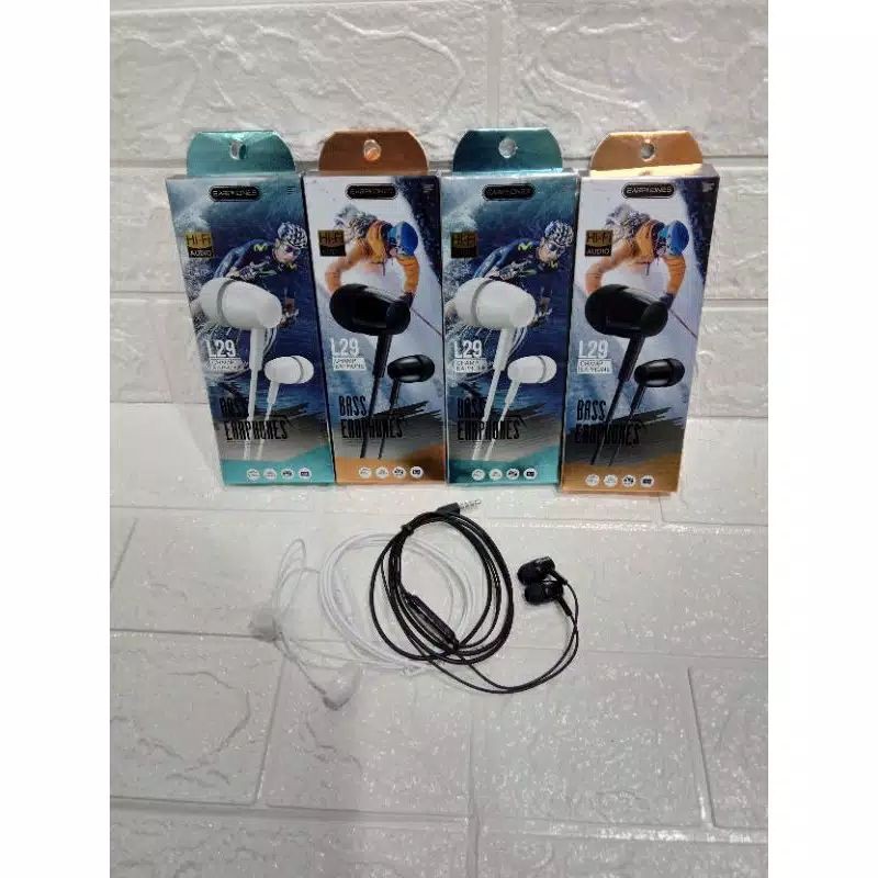 HEADSET L-29 BASS HANDSFREE EARPHONE L-29 BASS