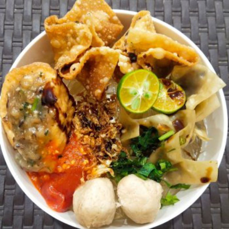 

bakso tenes+telur