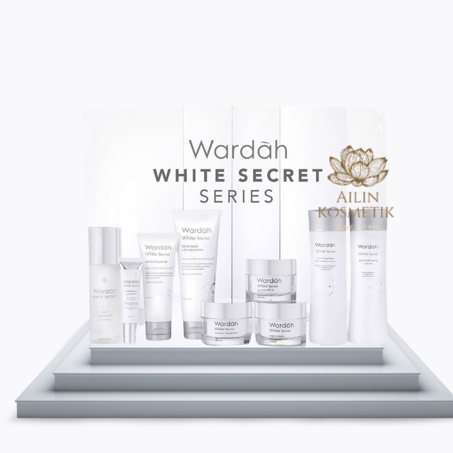 WARDAH White &amp; Crystal Secret Series | Day Night Eye Cream Serum Sleeping Mask Scrub by AILIN