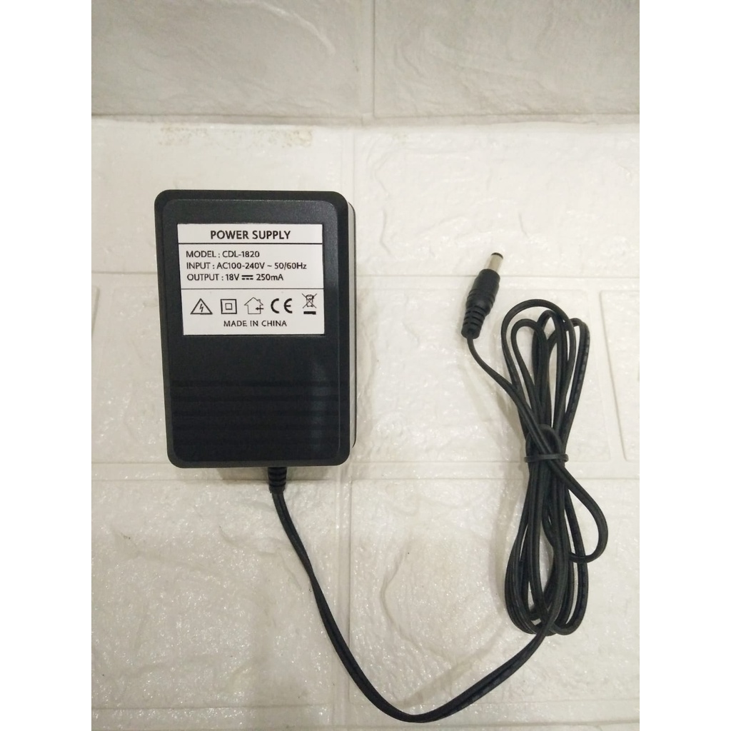 ADAPTOR 18V 250mA