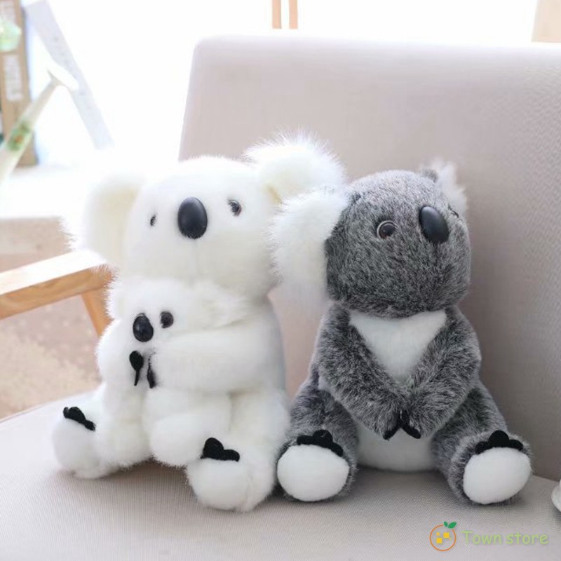 【New！！！】28cm Koala Wildlife Teddy Bear Plush Toy Stuffed Animal Cuddly Doll Christmas Gift