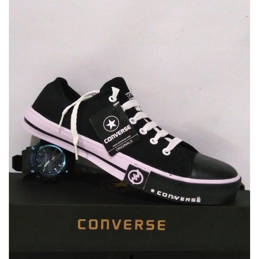 Sepatu Casual Converse Allstar Petir Chuck Taylor Clasic Premium Sneakers Pria Dan Wanita