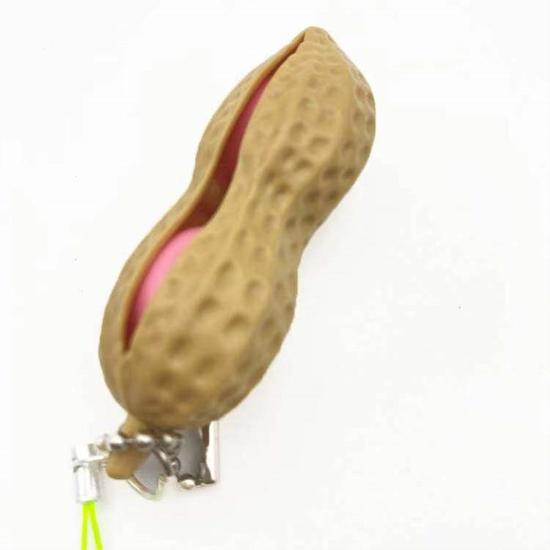 Mary 3 ''Fidget Peanut for Key Chain for Pop Squeeze Toy Anxiety Release Gadget Untuk w/Kacang Lucu Hadiah Anak Lovely Hand