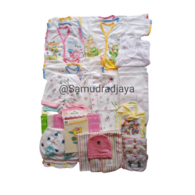 paket perlengkapan baru lahir baju/ baju celana bayi baru lahir lengkap hemat