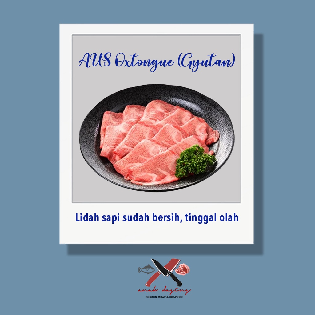 

AUS Oxtongue - Gyutan Lidah Sapi sudah Bersih
