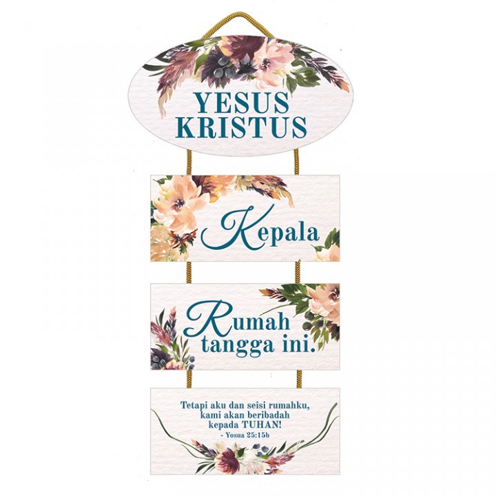 Hiasan Dinding Kayu Yesus Kristus