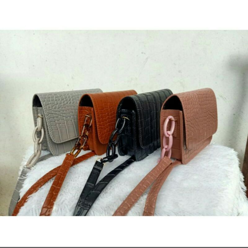 CROCO MINI TAS SELEMPANG/CROCO MINI RANTAI