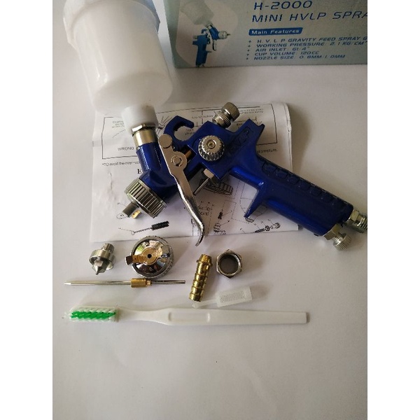 spraygun hvlp bonus cadangan nozzle