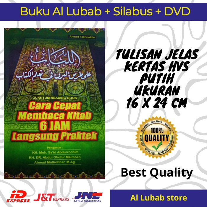 Cara Cepat Membaca Kitab Bahasa Arab 6 Jam Fakhruddin metode Al Lubab lengkap nahwu termurah