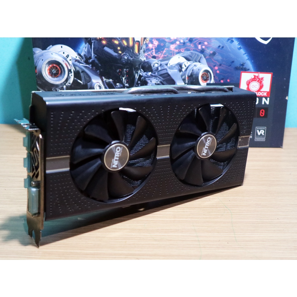 VGA RX 570 8GB SAPPHIRE NITRO+ BEKAS FULLSET