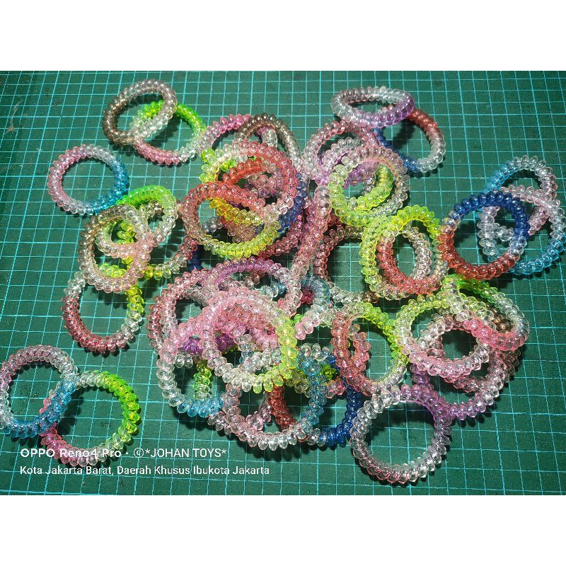 Kunciran Spiral 6 Cm Isi 20 Pcs