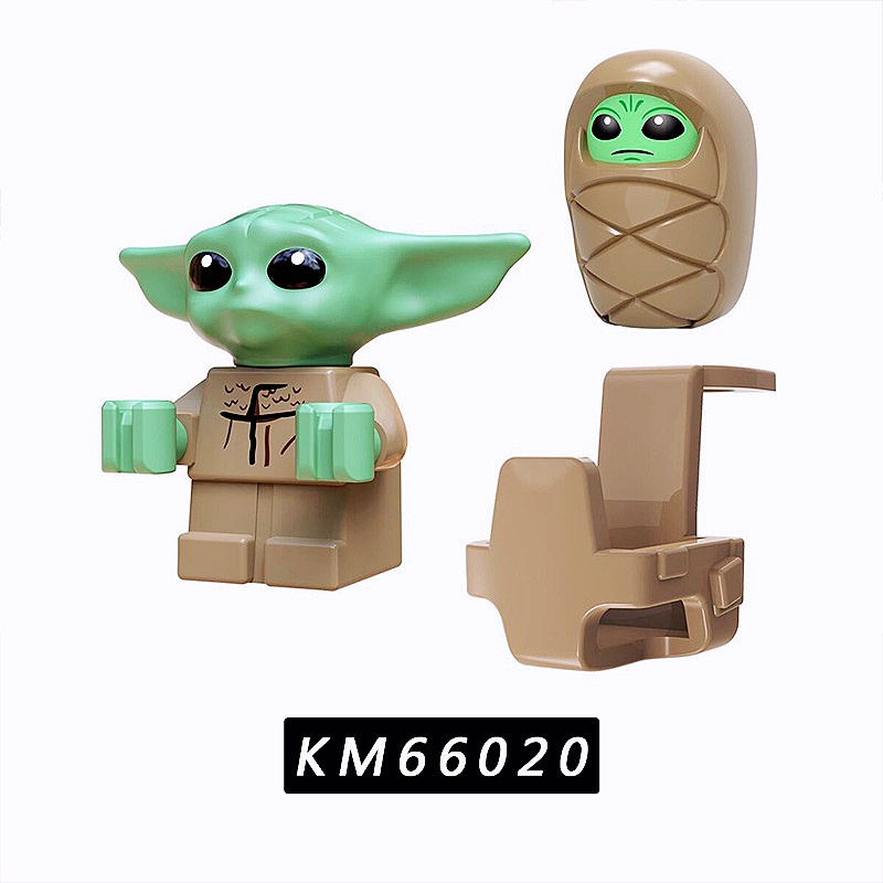 1pc Mainan Balok Bangunan Mini Figure Karakter Star Wars Yoda In The Space Kapsul Untuk Hadiah Anak