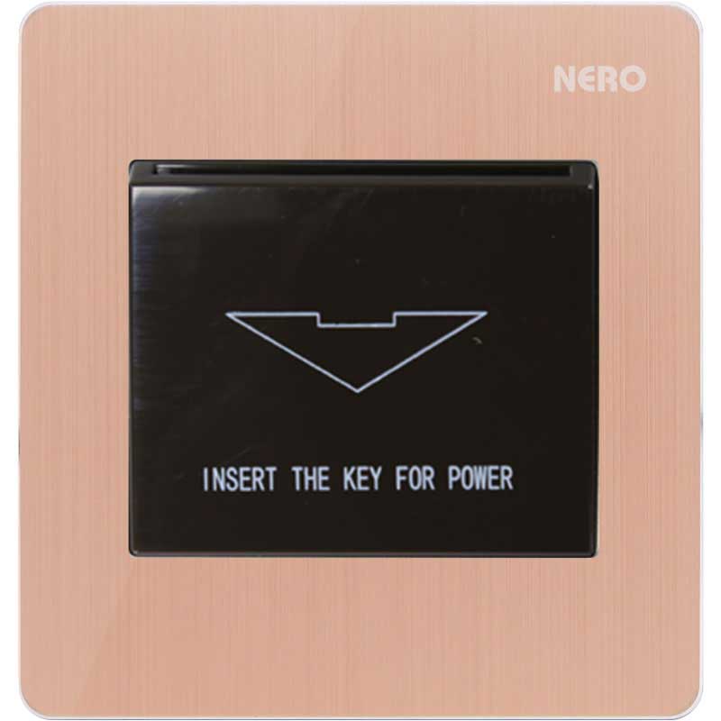 TITANIUM V11CAH-Gold Saklar Hotel Key Card Time Delay RFID NERO