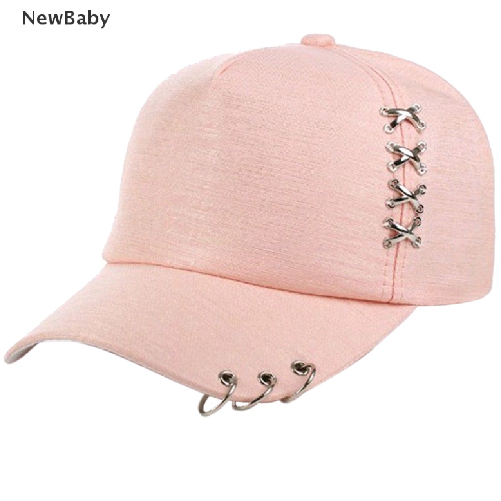 Topi Baseball Adjustable Motif Bordir Tulisan Baby Gaya Hip Hop Untuk Wanita