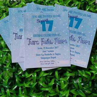 67+ Contoh Hiasan Undangan Ulang Tahun Gratis Terbaru