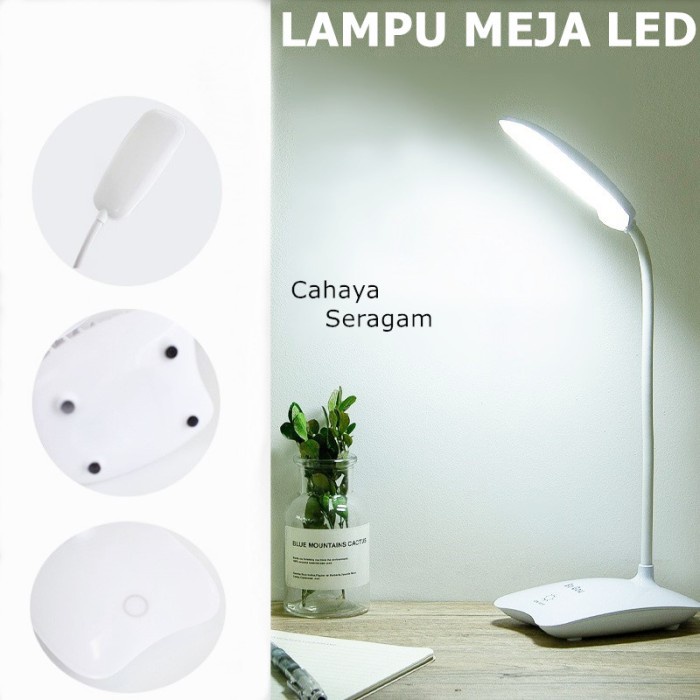 LAMPU MEJA /  LAMPU BELAJAR 3 MODE SENTUH , LAMPU LED TERMURAH FUKUTA FK-6500