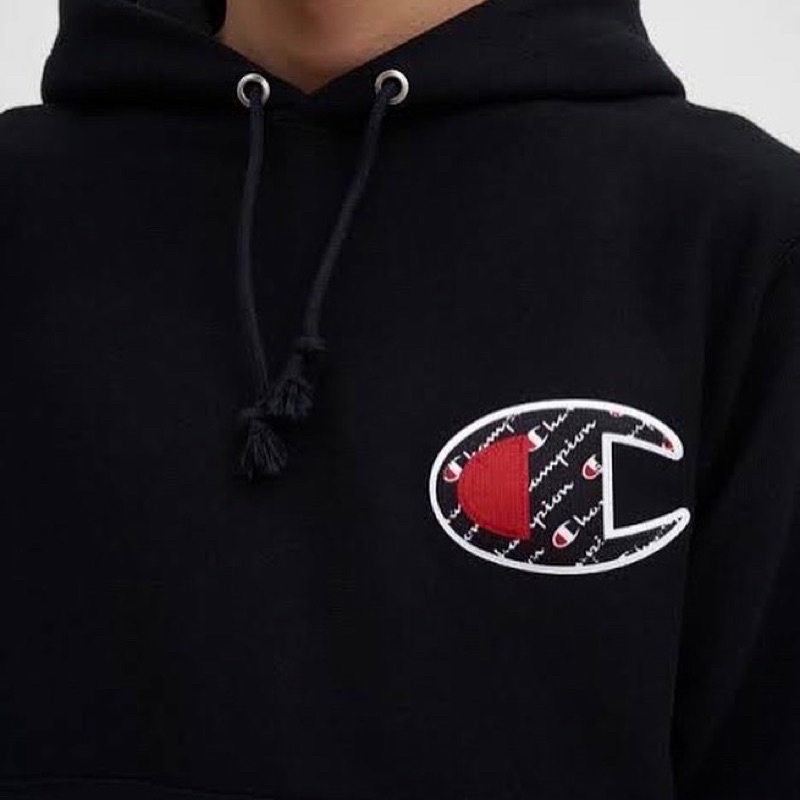 HOODIE CHAMPION REVERSE WEAVE CHAIN SUB C LOGO ORIGINAL