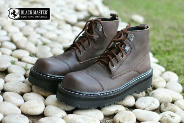 SEPATU BOOT KULIT ASLI ! BLACKMASTER NEW UNDERGROUND