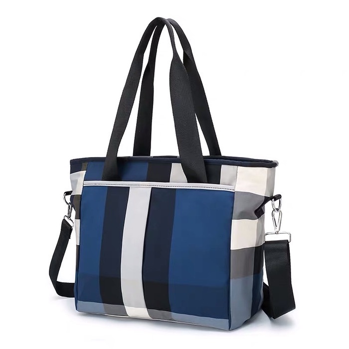 TERLARIS Tas Wanita Import Travel Totebag CHIBAO CB3908 3908 Burberry Salur - Dark Blue