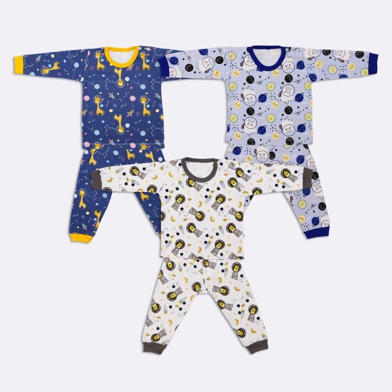 Setelan Bayi/Anak Oblong Panjang Motif Astro (Req motif di notes)