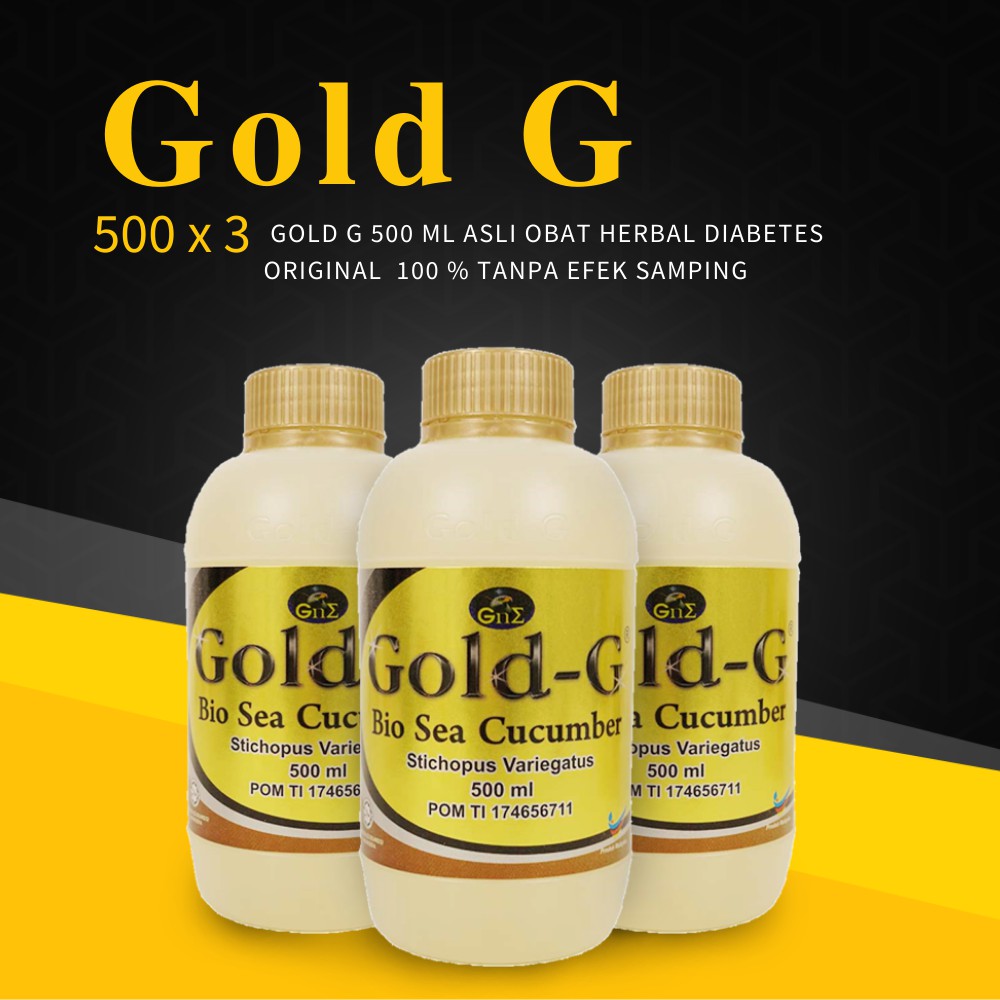 Gold G 500 ml asli Original Herbal Alami