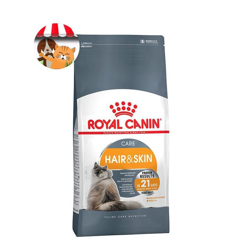 Royal Canin Hair and Skin 2kg - Makanan untuk Bulu dan Kulit Kucing