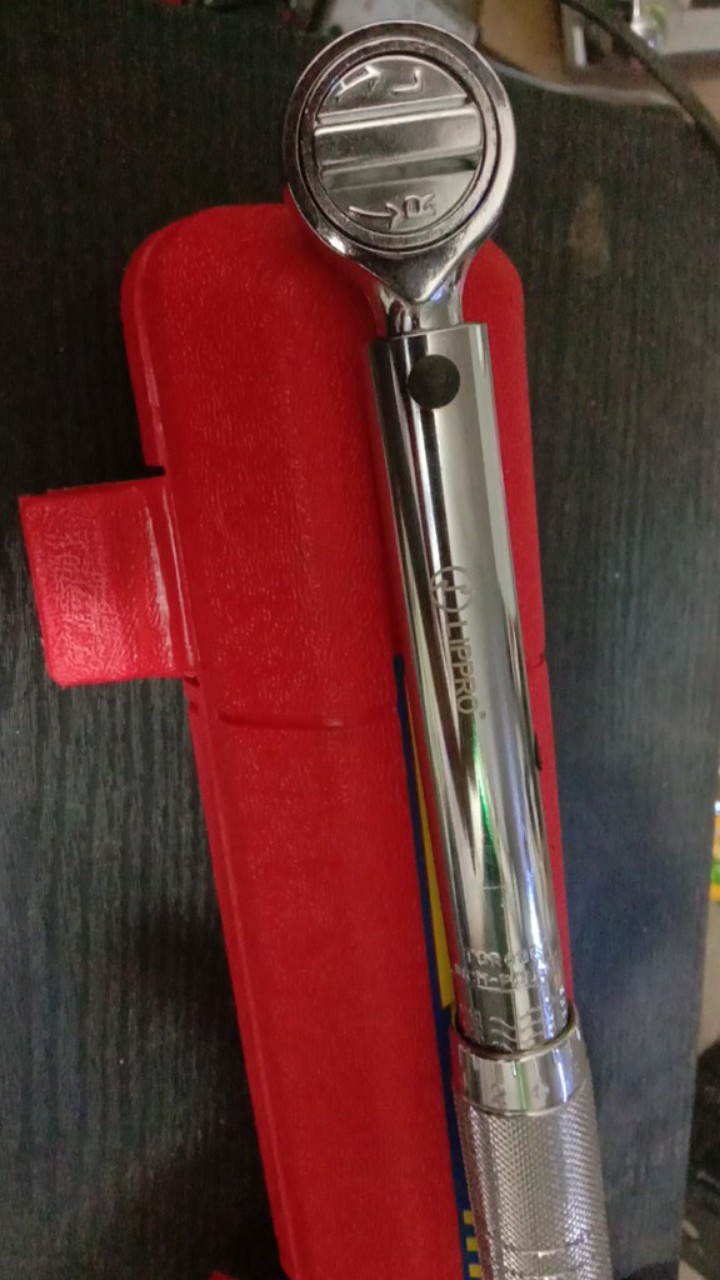 Lippro Kunci Momen 1-2 Inch Micrometer Adjustable Torque Wrench