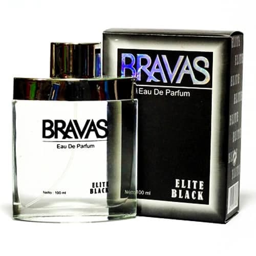 Eau De Parfume BRAVAS ELITE BLACK Original 100 ML Halal EDP Perfum Pria Spray