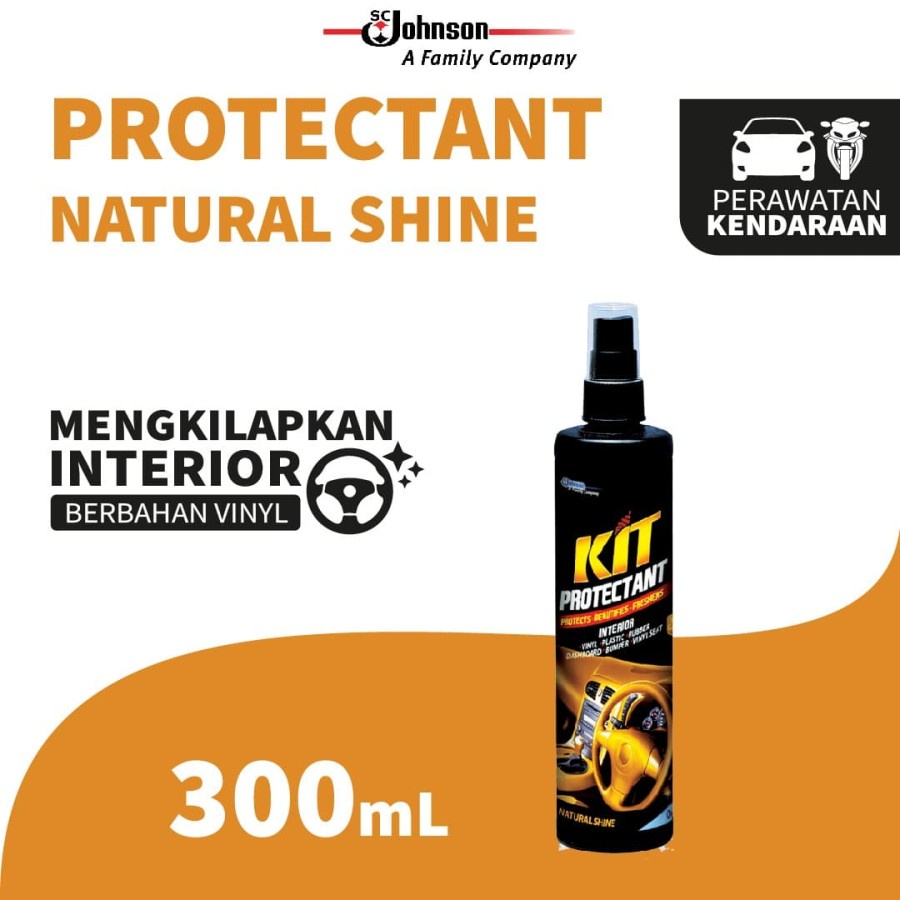 KIT Vinyl Protectant High Gloss Pump 300 Ml (Pengkilap Interior Mobil)