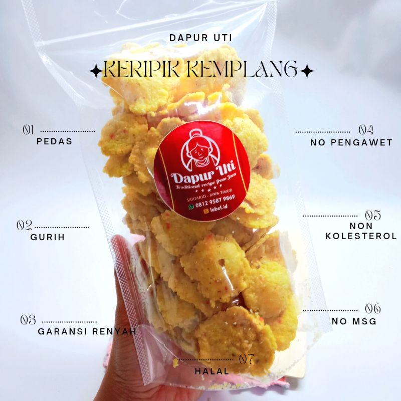 

Keripik Kemplang Khas Tuban 250gr/Keripik Kemplang Tepung Beras