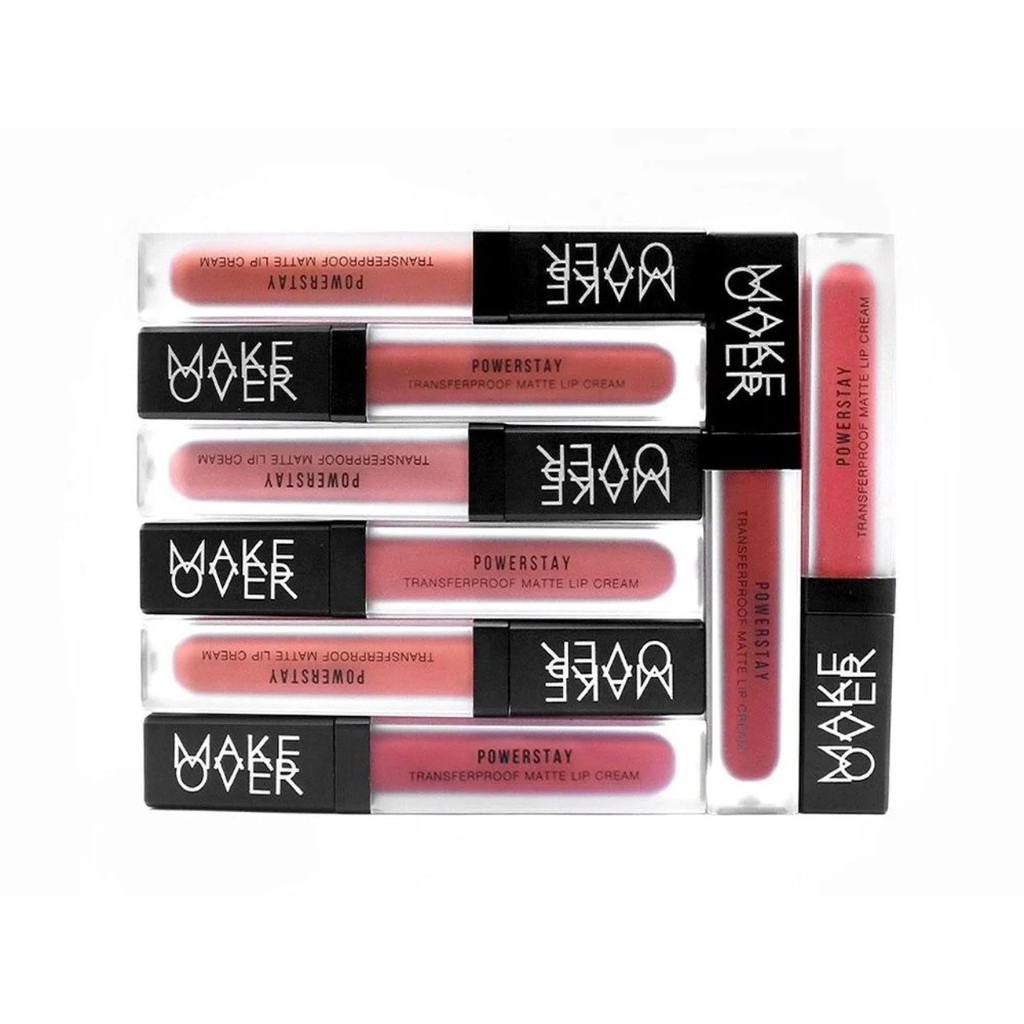 MAKE OVER Transferproof Matte Lipcream | Makeover Lip Cream Matte Lipstik Cair by AILIN