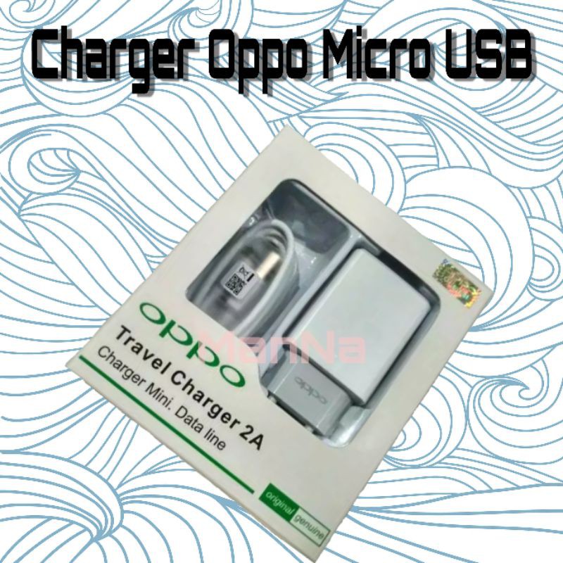 Charger Oppo Micro USB Original 2A Cable Data Casan Adapter AK933GB Kabel Asli