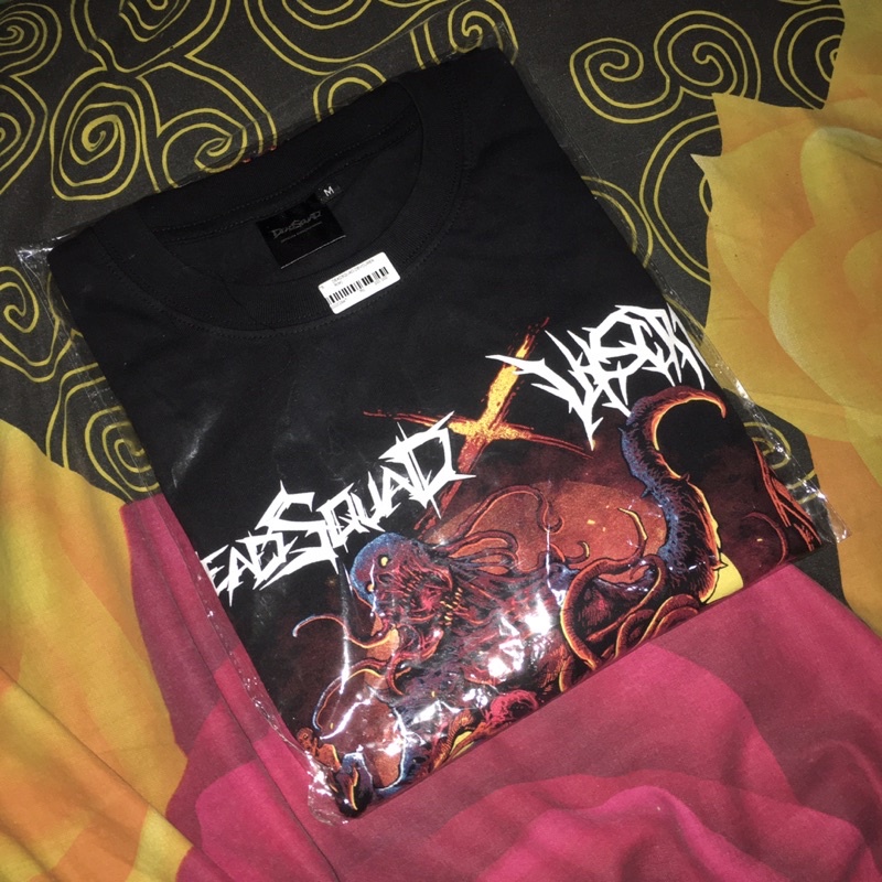 monggo kaos band rare deadsquad x viscral europa tour limiteddd
