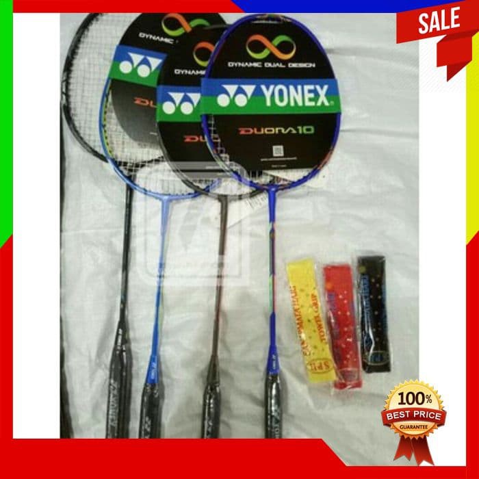 RAKET BADMINTON YONEX BANYAK WARNA FREE TAS DAN SENAR BAGUS