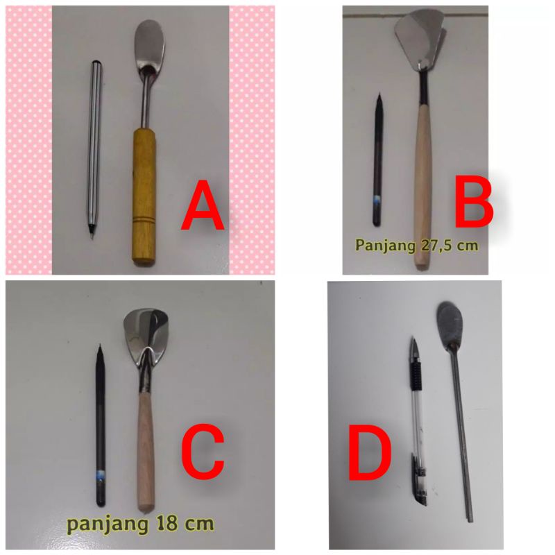 Susuk sodet sutil surabi kecil kayu