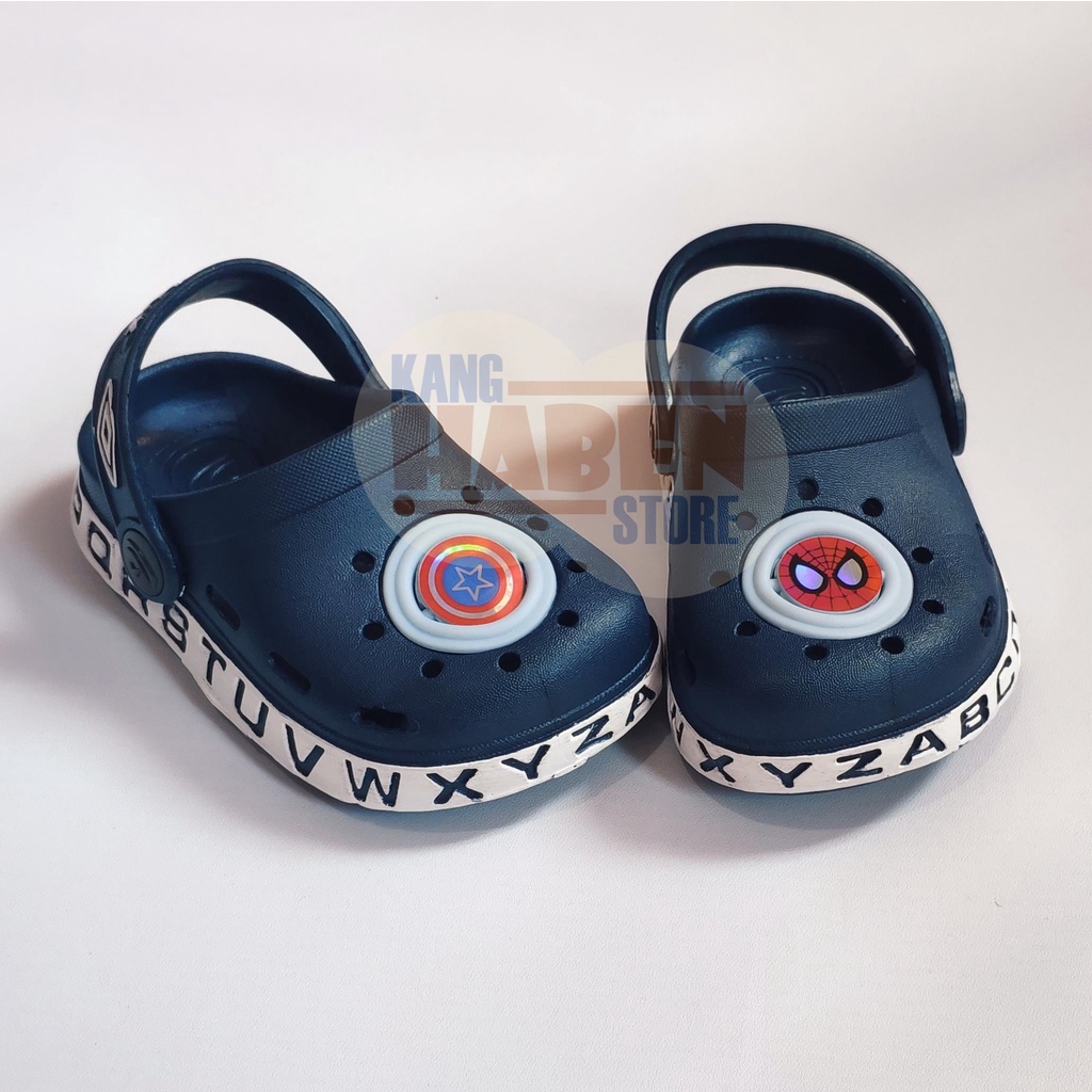 Habenkids Sandal Anak Cowok Bayi Balita Karakter Avengeer Keren dan Trendy Sendal Anak Lucu CQ080E 20-29