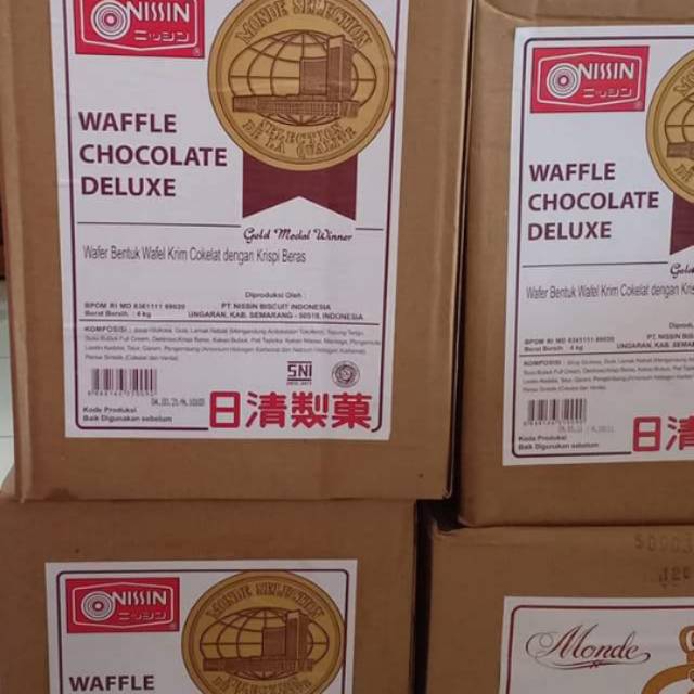 Waffle / wafer nissin isi 4kg